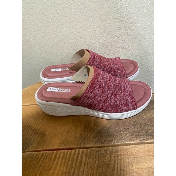 Ryka Women's Red Sandals - Picture 1 of 9